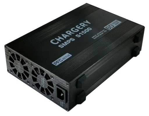 30V 24V 1500W UAV ajustable SMPS Cargador de batería Compacto E Rickshaw 68mm 60A