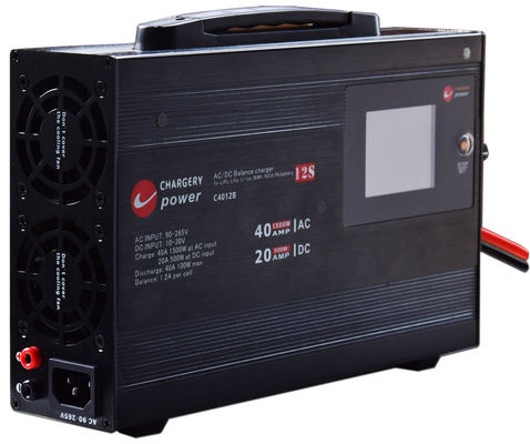 Batería de 48V 1500W Balancer Cargador Descargador 4S 6S 8S 12S LiPo NMC LiFe LiTo Pb 40A