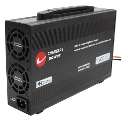 30A 1500W corriente de voltaje ajustable Cargador de batería 4S 8S 12S 16S LiPo, NMC, LiFe, LiTo, Pb