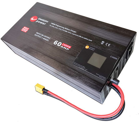 30V 1500W corriente de voltaje ajustable Adaptador de cargador de batería SMPS 1S 4S 8S 60A