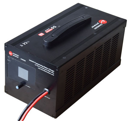 48V 3000W 13S LiPo, NMC, LiFe, LiTo, Pb, VRLA Ácido de plomo AGM, GEL Cargador de baterías para e-bike, motocicleta eléctrica 1-55A