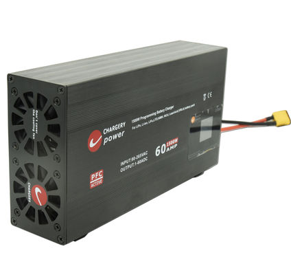 Cargador de batería LTO de 29.7V 11S ajustable para motocicleta E scooter 1A-60A