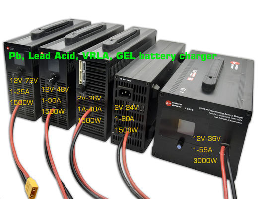 2V 12V 24V VRLA AGM Ac To Dc Cargador de batería para motos eléctricas