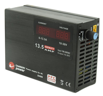Tipo de cargador de baterías SMPS certificado RoHS UAV 13A 30V 400W