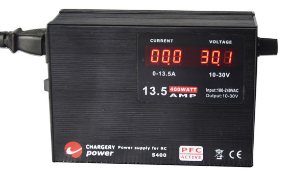 Cargador de batería SMPS para helicóptero RC programado 13A 30V 400W