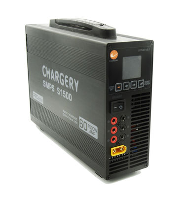 30V 24V 1500W UAV ajustable SMPS Cargador de batería Compacto E Rickshaw 68mm 60A
