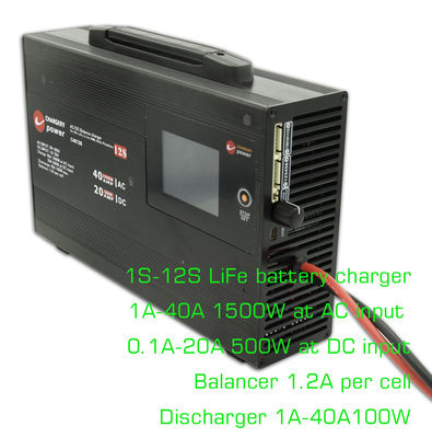 43.8V 1500W Batería Lipo AC DC Descargador de cargador de equilibrio para drones 4S 40A