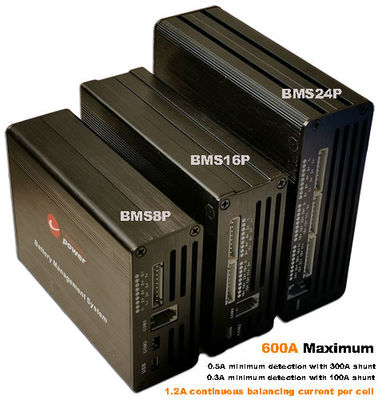 Sistema de gestión de la batería BMS 12v 24S 18S 300A para LiFePO4 LTO NMC