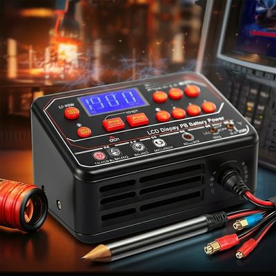 Display LCD Potencia PB Batería Lipo Cargador Descargador 1-6S Balancer 150W