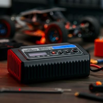Cargador de descarga de balance de batería ajustable para baterías NiMH LiPo 4s