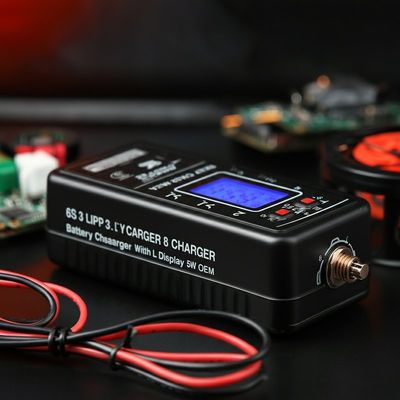 6S 3s 4s descargador de cargador de batería Lipo con pantalla LCD 5W OEM