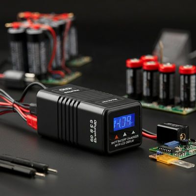6S 3s 4s descargador de cargador de batería Lipo con pantalla LCD 5W OEM